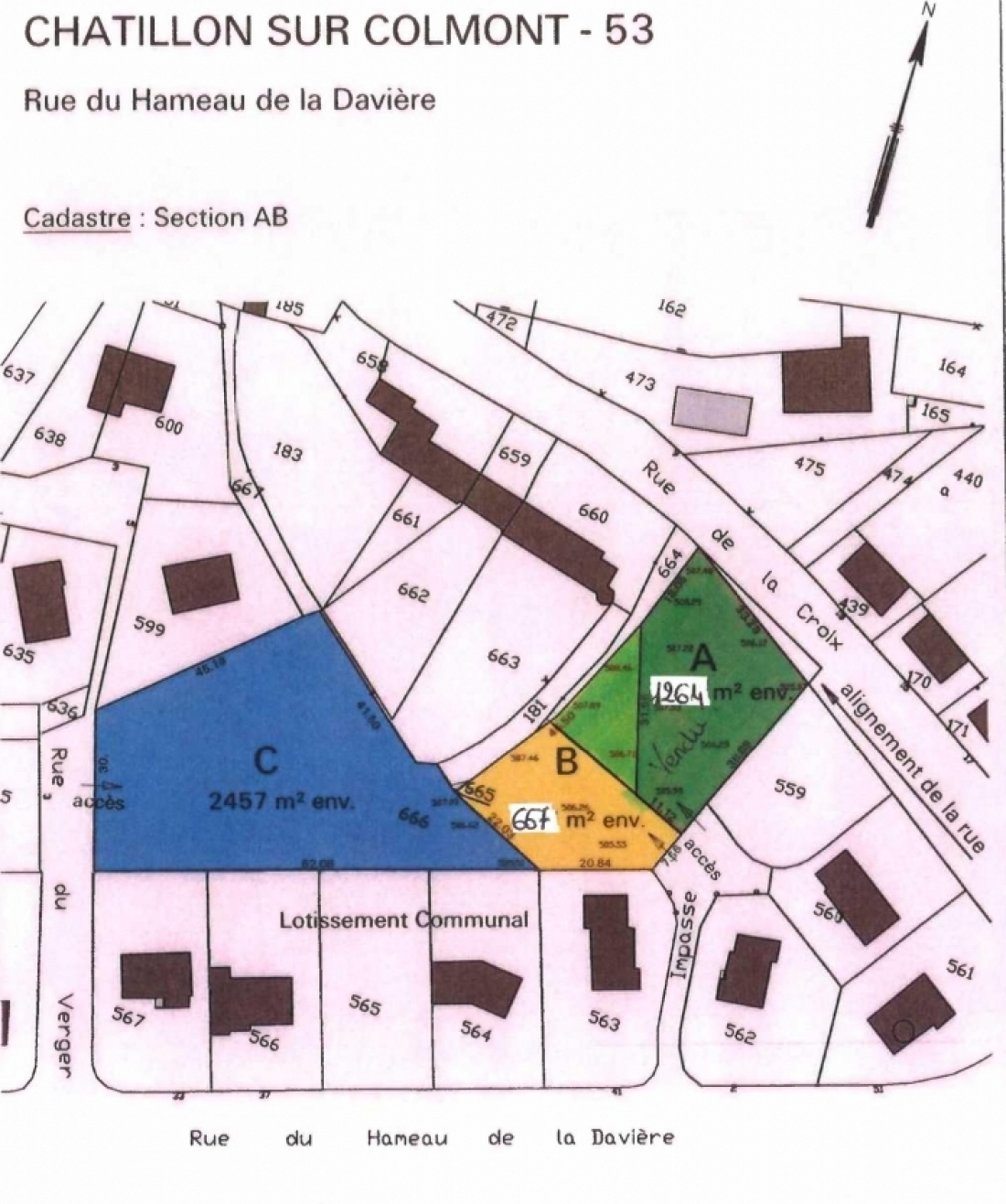 Plan Le Hameau de la Davi&egrave;re