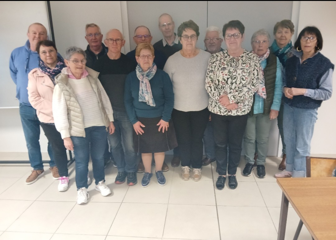 Didier Roussel, Isabelle Coutarel, Jeannine Roussel, Loïc Colinet, Gérard Touchefeu , Jeanine Pierre , Rémi Martineau, Guy Coutarel, Denise Madlon, André Pierre, Irène Houdayer, Martine Colinet, Maryvonne Lecomte, Josiane Fourreau