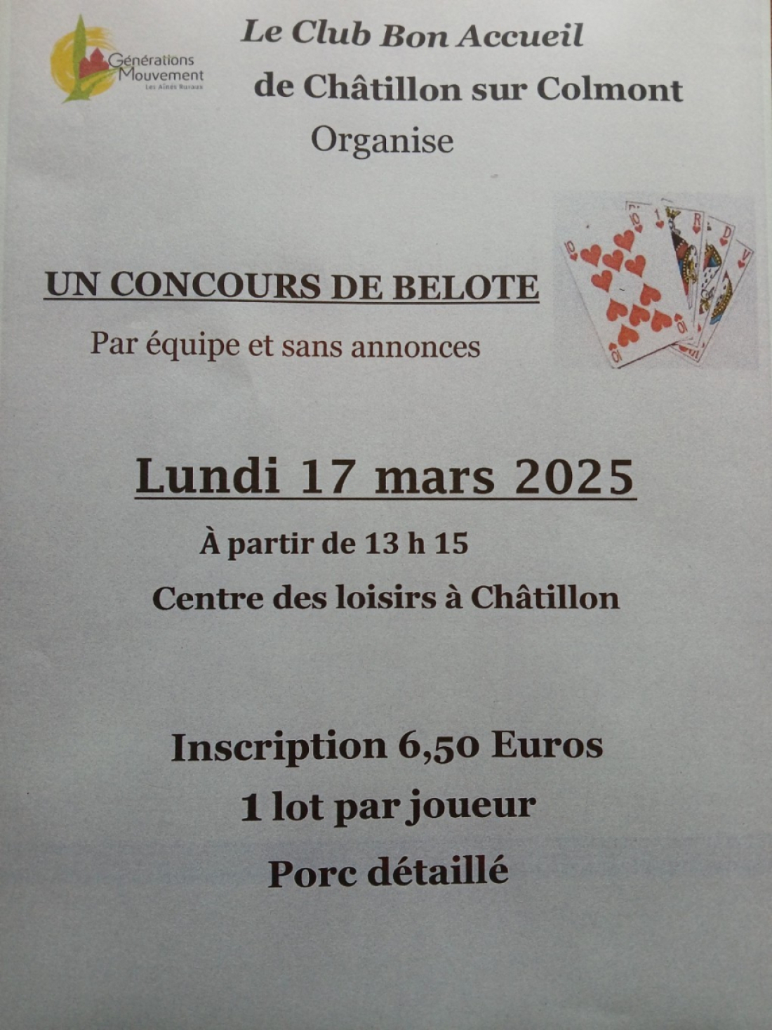 club bon accueil